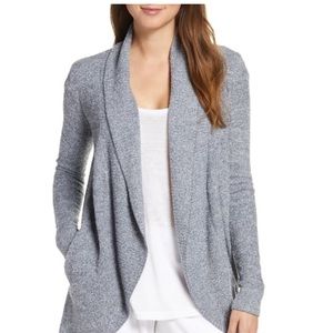 Barefoot dreams cozy sweater grey